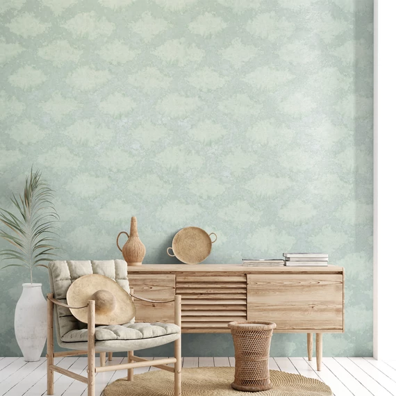 Stamped  Aqua