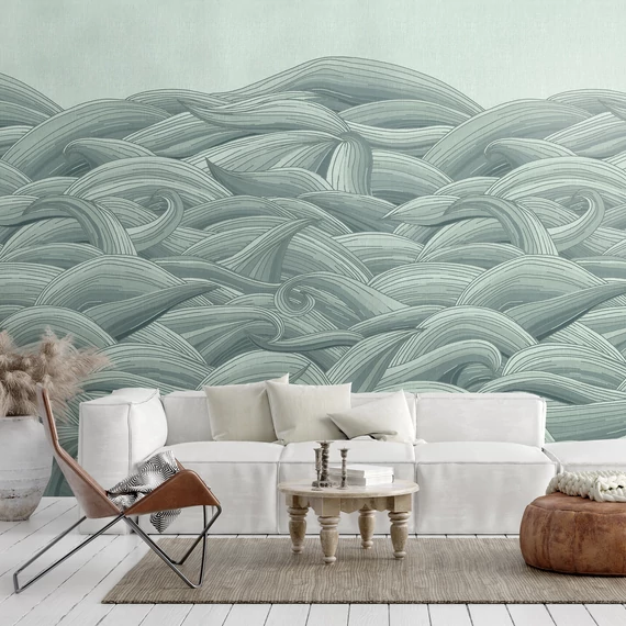 Waves  Aqua